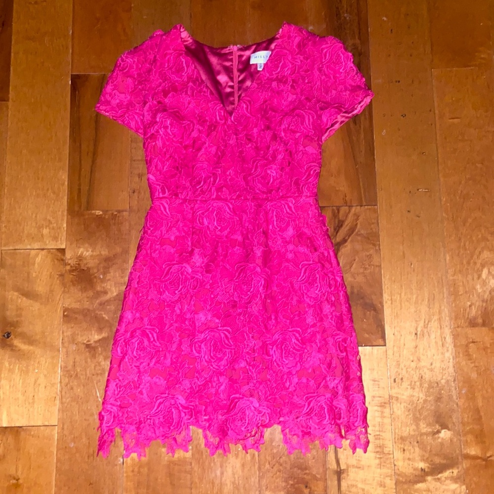 Milly 4 lace midi dress